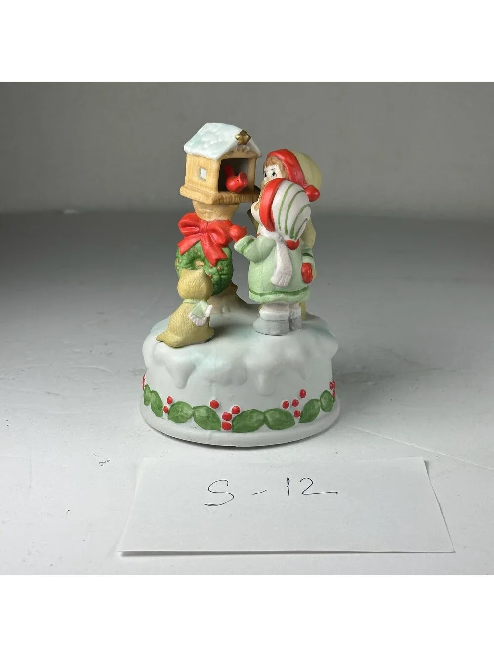 Vintage Christmas Around the World Musical Figurine Children & Friends S-12